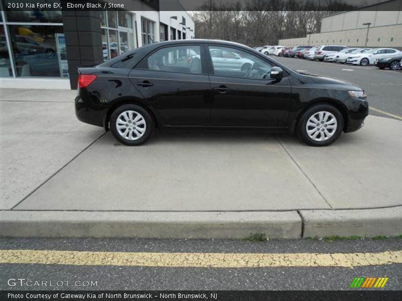 Ebony Black / Stone 2010 Kia Forte EX
