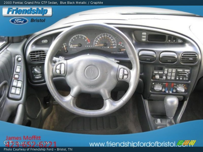Blue Black Metallic / Graphite 2003 Pontiac Grand Prix GTP Sedan