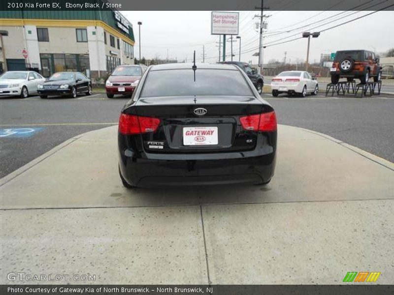 Ebony Black / Stone 2010 Kia Forte EX