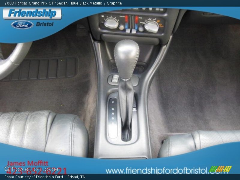 Blue Black Metallic / Graphite 2003 Pontiac Grand Prix GTP Sedan