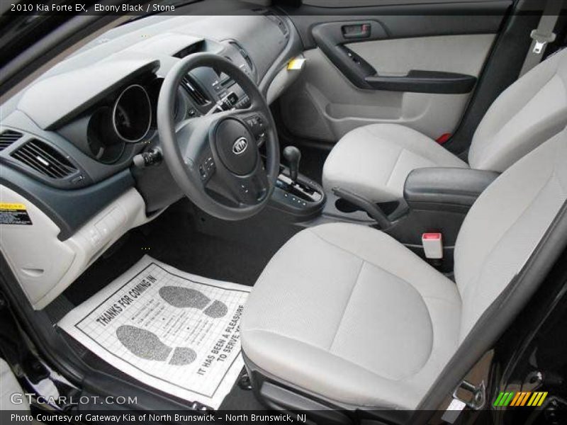 Ebony Black / Stone 2010 Kia Forte EX
