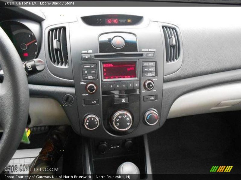 Ebony Black / Stone 2010 Kia Forte EX
