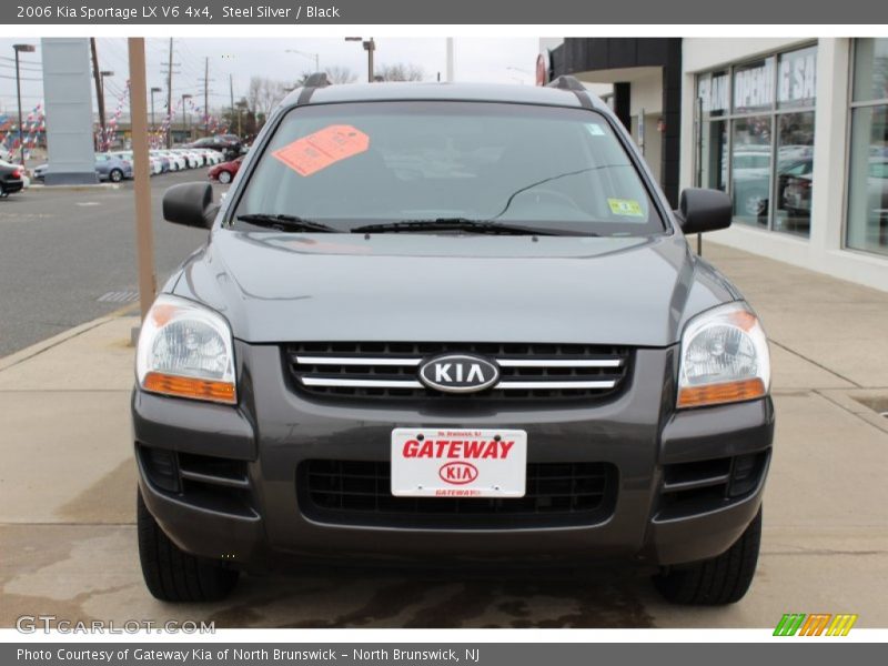 Steel Silver / Black 2006 Kia Sportage LX V6 4x4