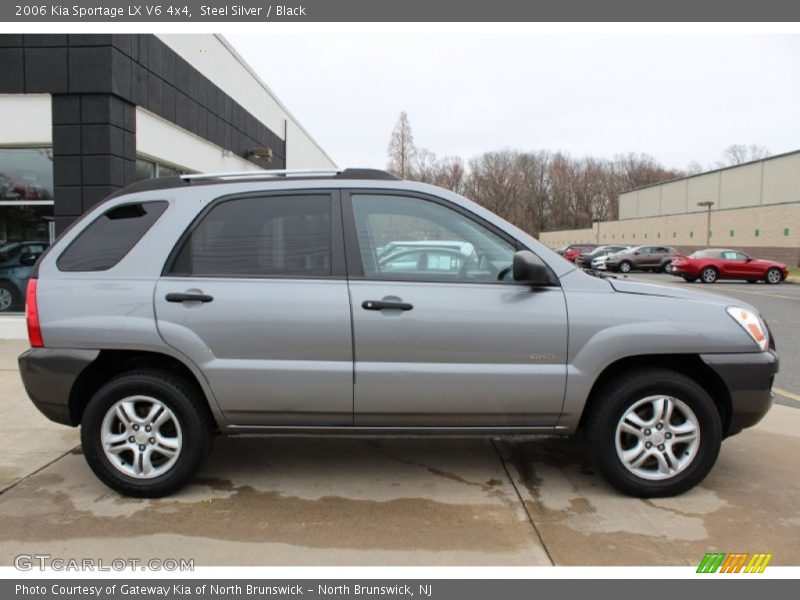 Steel Silver / Black 2006 Kia Sportage LX V6 4x4