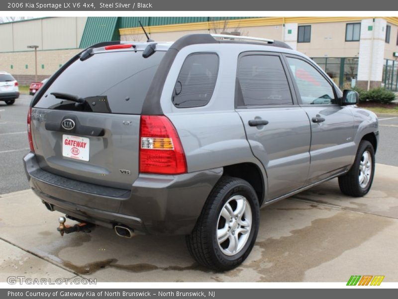 Steel Silver / Black 2006 Kia Sportage LX V6 4x4