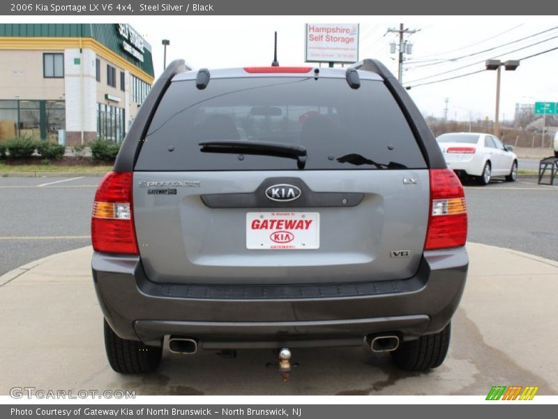 Steel Silver / Black 2006 Kia Sportage LX V6 4x4