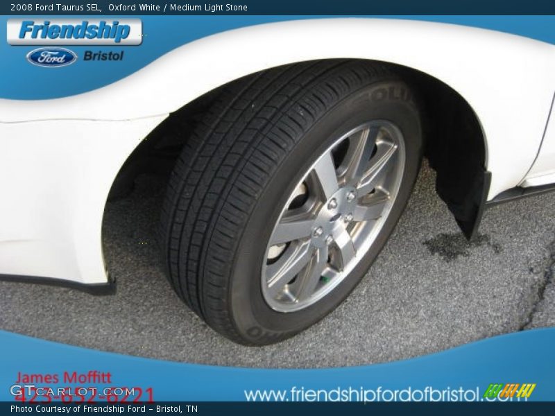 Oxford White / Medium Light Stone 2008 Ford Taurus SEL