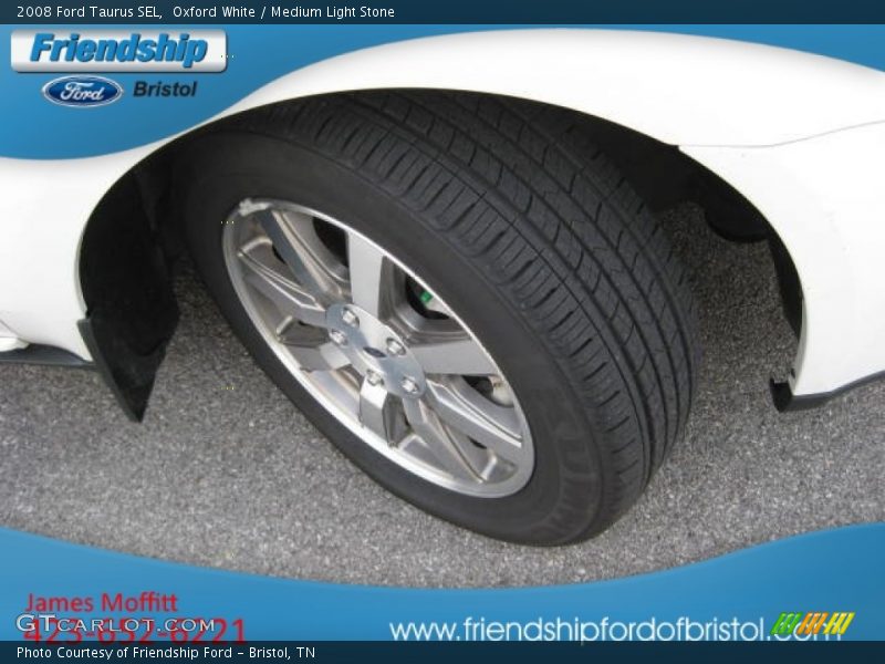 Oxford White / Medium Light Stone 2008 Ford Taurus SEL