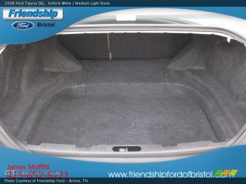 Oxford White / Medium Light Stone 2008 Ford Taurus SEL