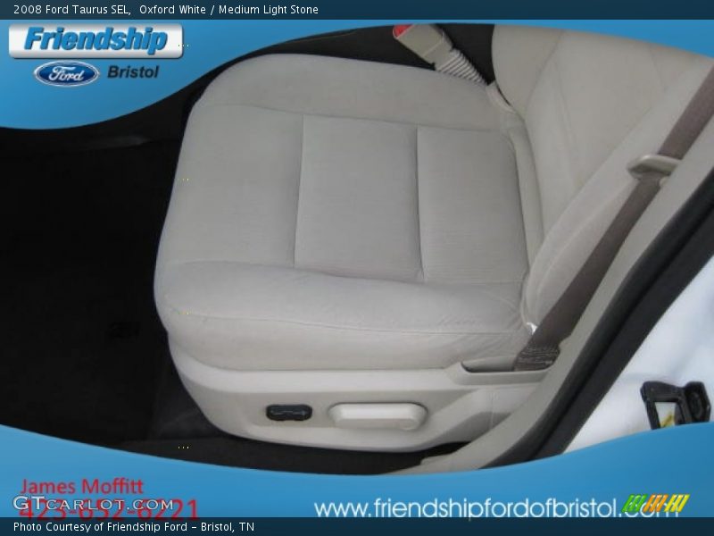 Oxford White / Medium Light Stone 2008 Ford Taurus SEL