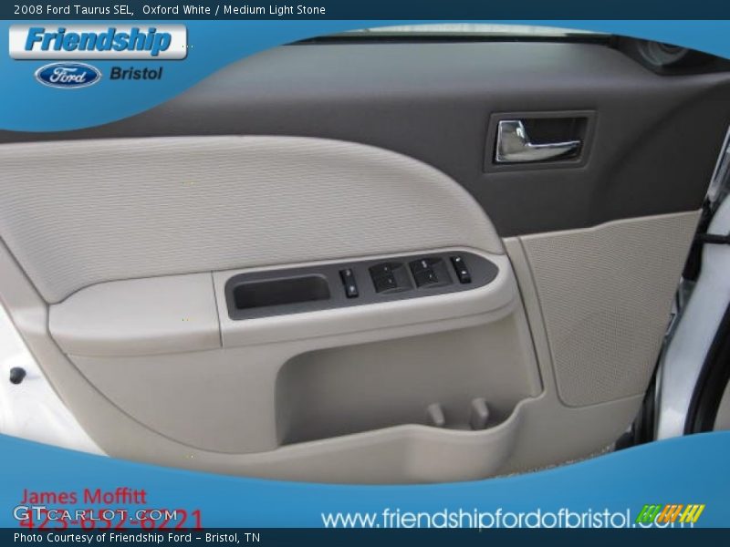 Oxford White / Medium Light Stone 2008 Ford Taurus SEL