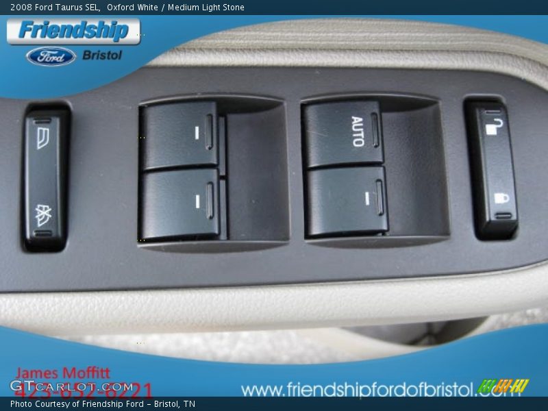 Oxford White / Medium Light Stone 2008 Ford Taurus SEL