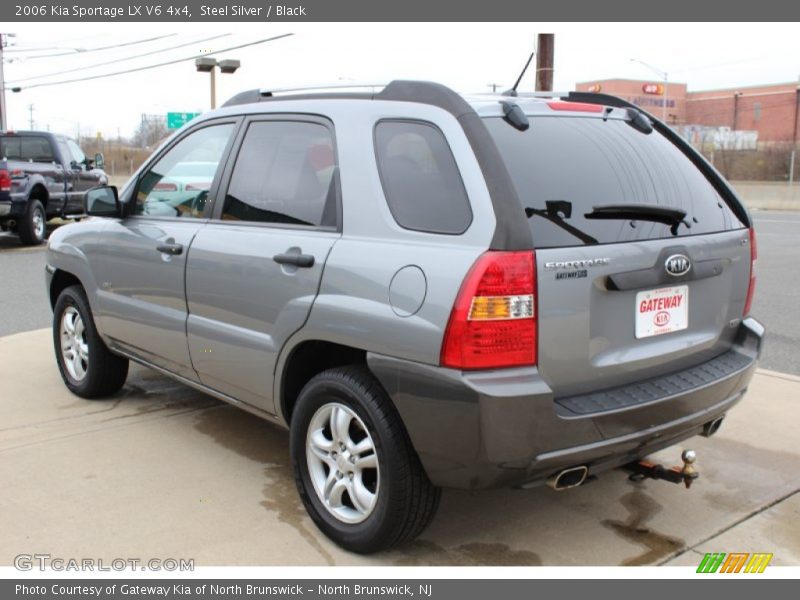 Steel Silver / Black 2006 Kia Sportage LX V6 4x4