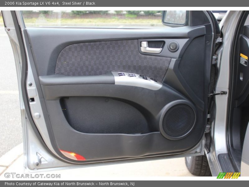 Steel Silver / Black 2006 Kia Sportage LX V6 4x4