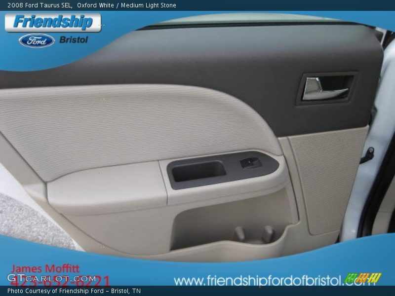 Oxford White / Medium Light Stone 2008 Ford Taurus SEL