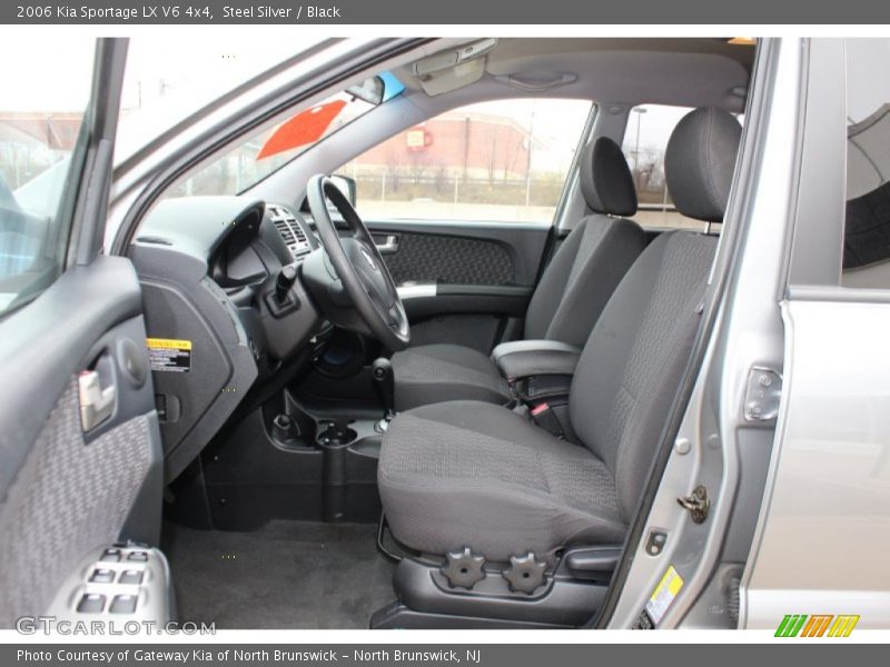 Steel Silver / Black 2006 Kia Sportage LX V6 4x4