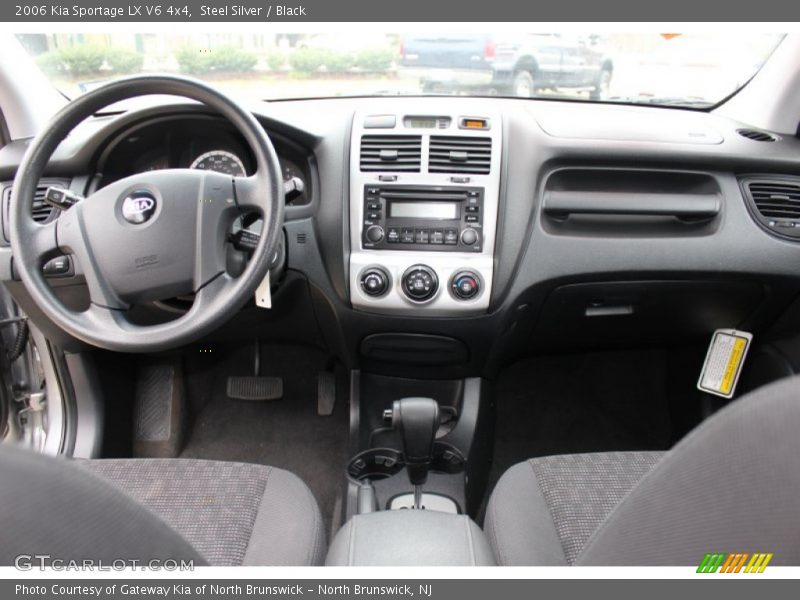 Steel Silver / Black 2006 Kia Sportage LX V6 4x4