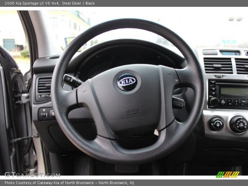 Steel Silver / Black 2006 Kia Sportage LX V6 4x4