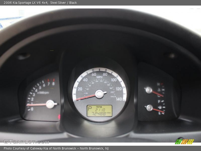 Steel Silver / Black 2006 Kia Sportage LX V6 4x4