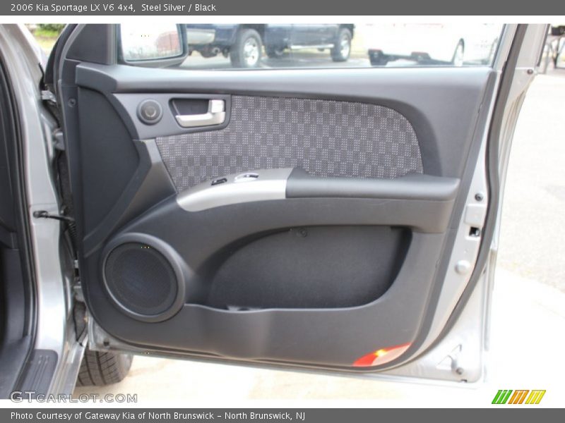 Steel Silver / Black 2006 Kia Sportage LX V6 4x4