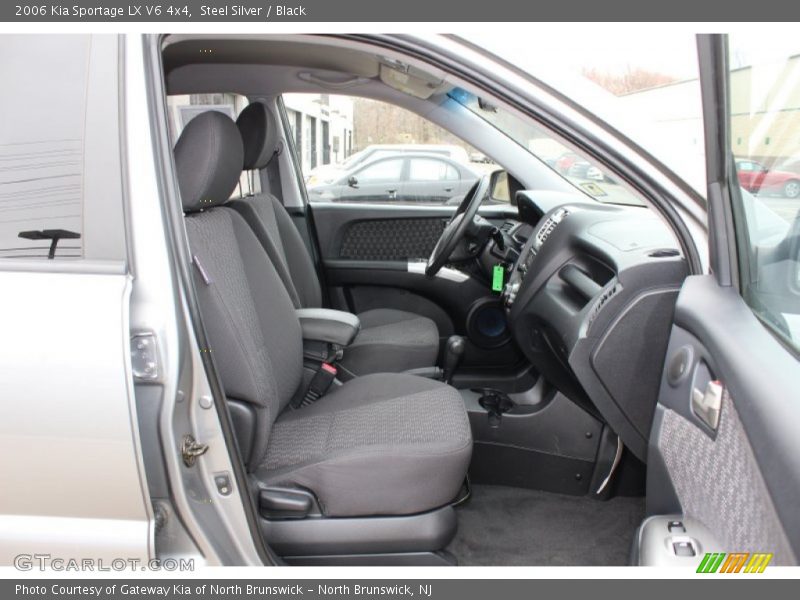 Steel Silver / Black 2006 Kia Sportage LX V6 4x4
