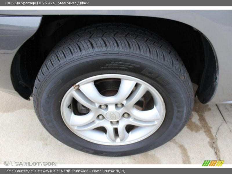 Steel Silver / Black 2006 Kia Sportage LX V6 4x4