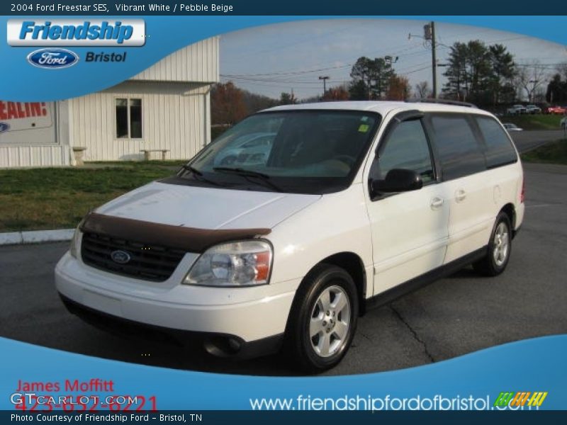 Vibrant White / Pebble Beige 2004 Ford Freestar SES