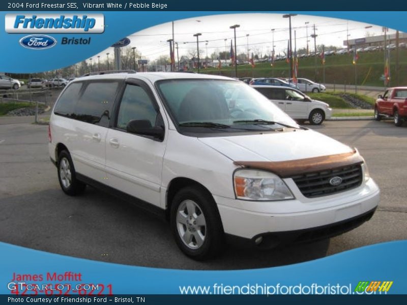 Vibrant White / Pebble Beige 2004 Ford Freestar SES