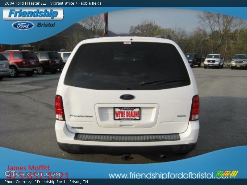 Vibrant White / Pebble Beige 2004 Ford Freestar SES