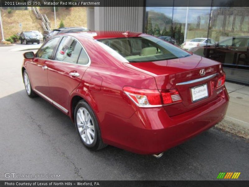 Matador Red Mica / Parchment 2011 Lexus ES 350