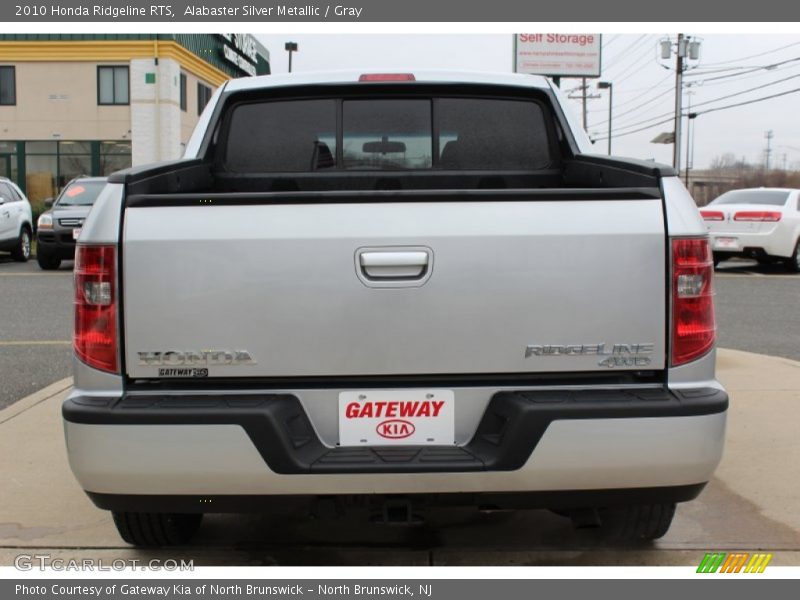 Alabaster Silver Metallic / Gray 2010 Honda Ridgeline RTS