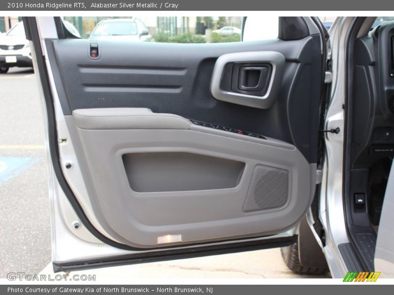 Alabaster Silver Metallic / Gray 2010 Honda Ridgeline RTS