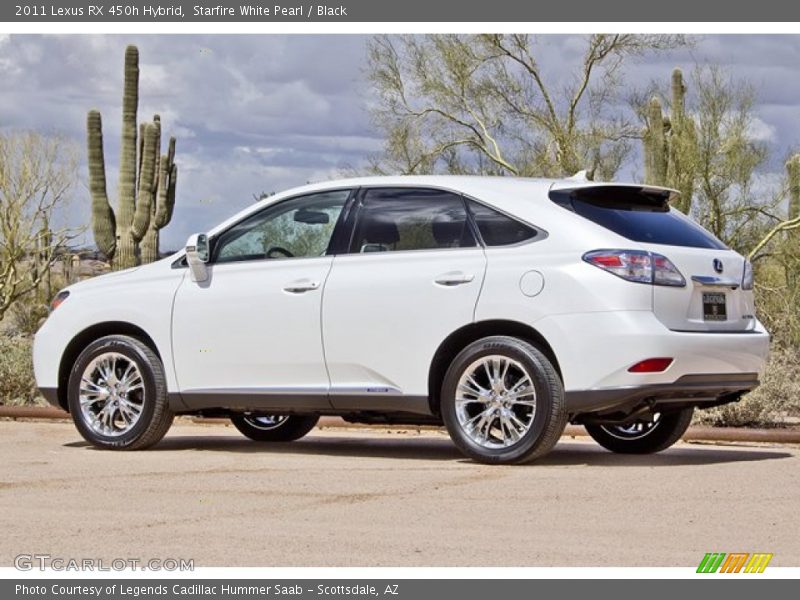 Starfire White Pearl / Black 2011 Lexus RX 450h Hybrid