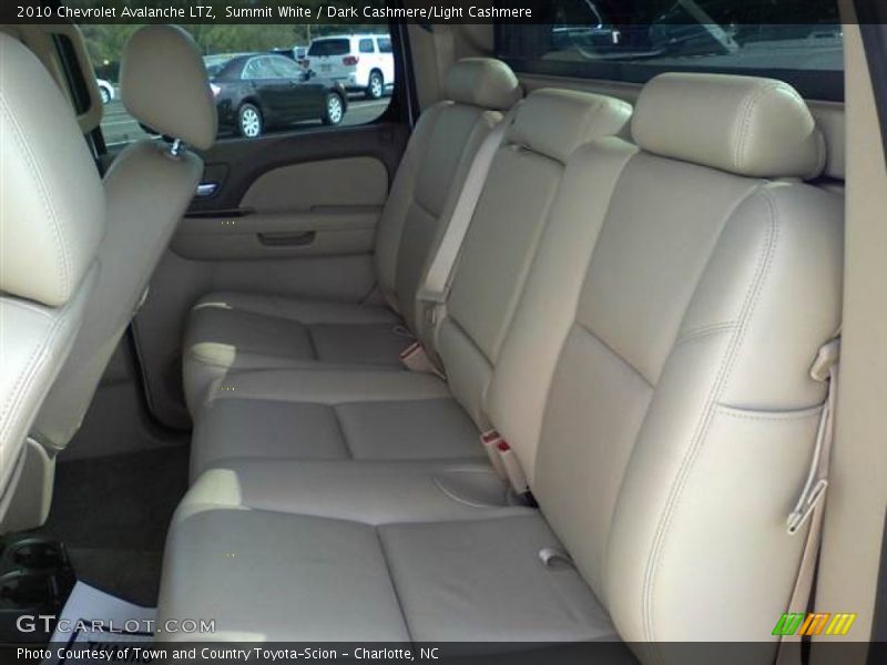 Summit White / Dark Cashmere/Light Cashmere 2010 Chevrolet Avalanche LTZ