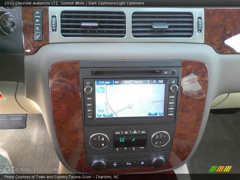 Summit White / Dark Cashmere/Light Cashmere 2010 Chevrolet Avalanche LTZ