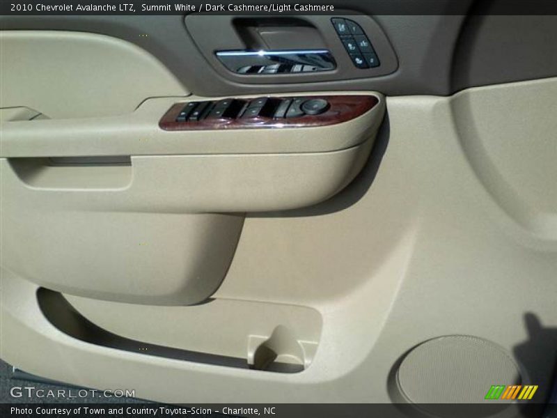 Summit White / Dark Cashmere/Light Cashmere 2010 Chevrolet Avalanche LTZ