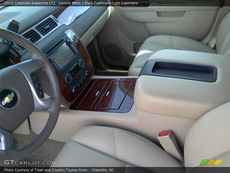Summit White / Dark Cashmere/Light Cashmere 2010 Chevrolet Avalanche LTZ