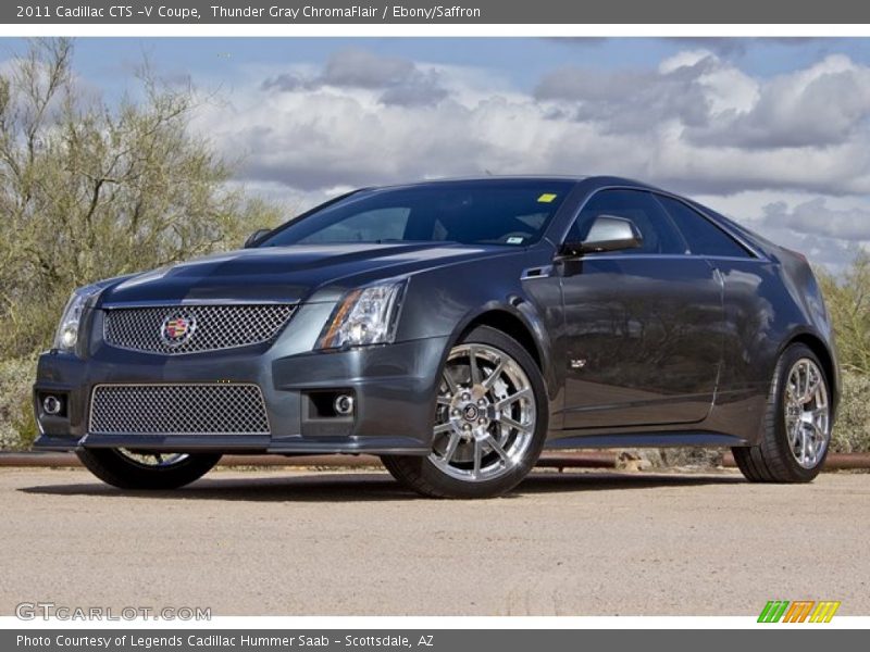 Front 3/4 View of 2011 CTS -V Coupe