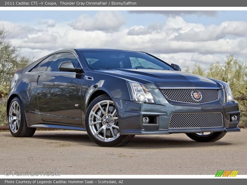 Front 3/4 View of 2011 CTS -V Coupe