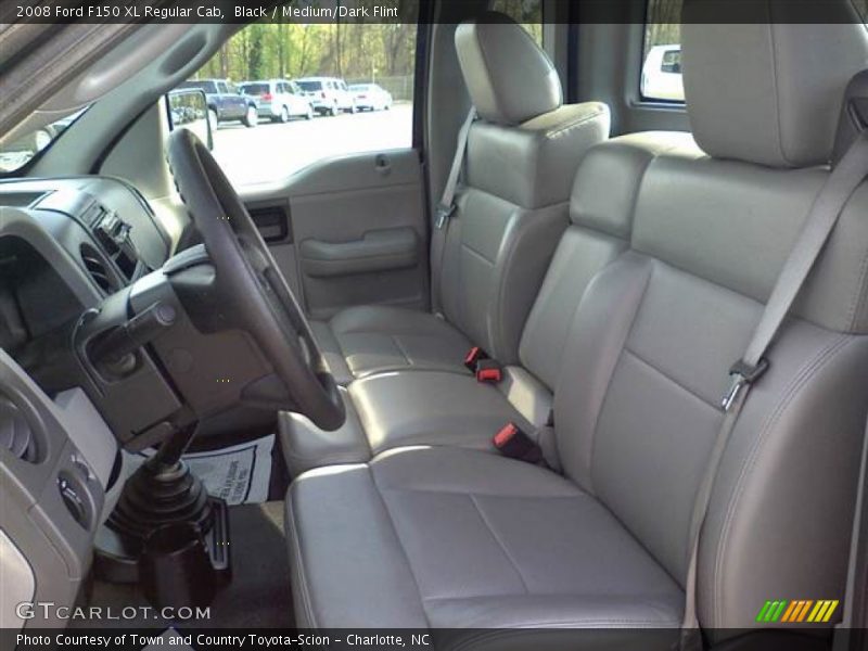 Black / Medium/Dark Flint 2008 Ford F150 XL Regular Cab