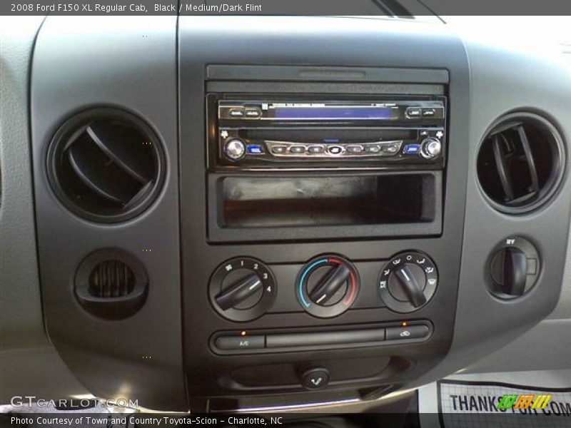 Black / Medium/Dark Flint 2008 Ford F150 XL Regular Cab