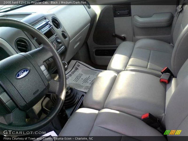 Black / Medium/Dark Flint 2008 Ford F150 XL Regular Cab