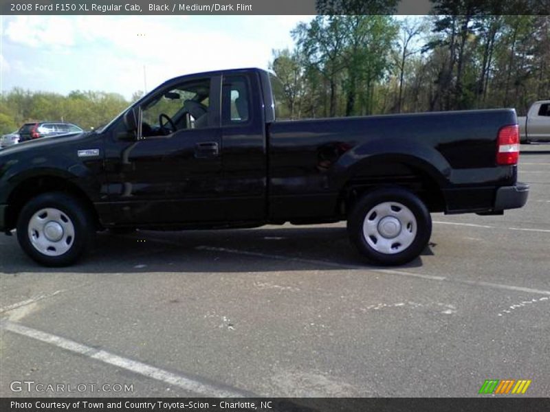 Black / Medium/Dark Flint 2008 Ford F150 XL Regular Cab