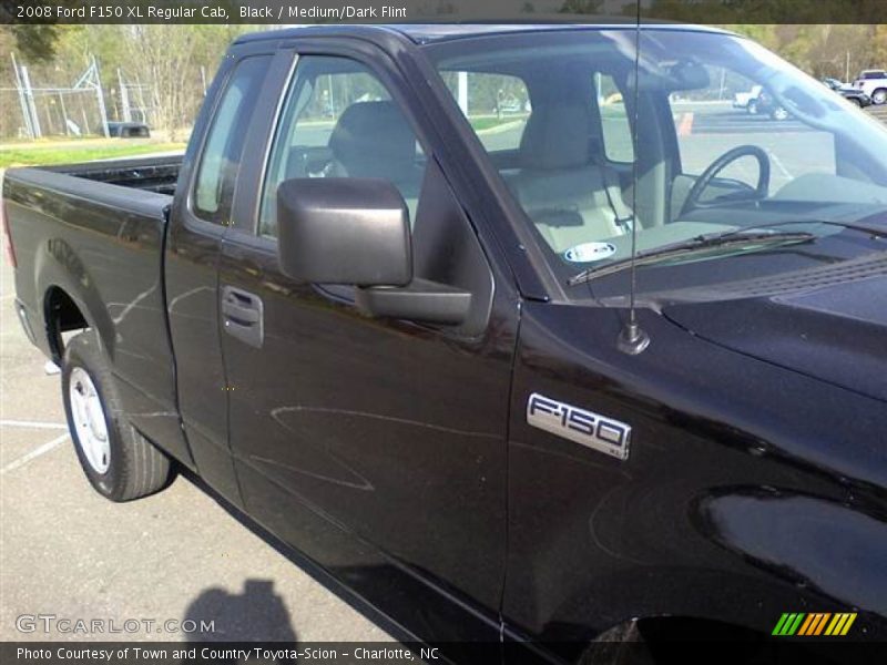 Black / Medium/Dark Flint 2008 Ford F150 XL Regular Cab