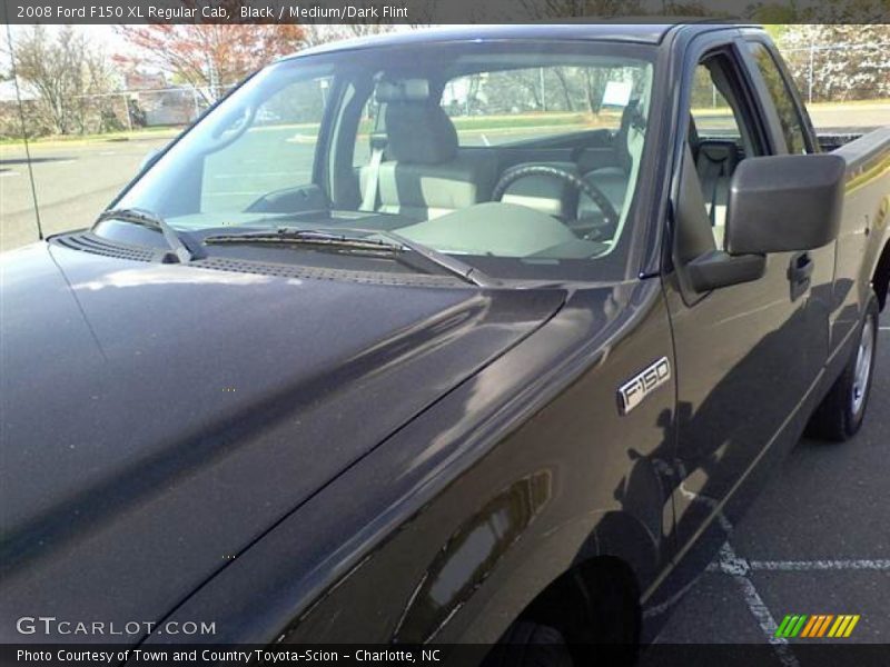 Black / Medium/Dark Flint 2008 Ford F150 XL Regular Cab