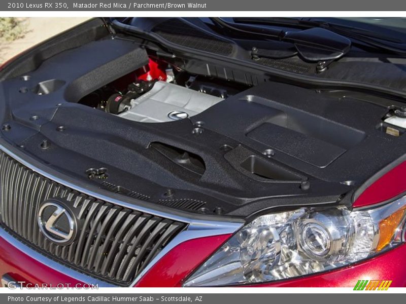 Matador Red Mica / Parchment/Brown Walnut 2010 Lexus RX 350
