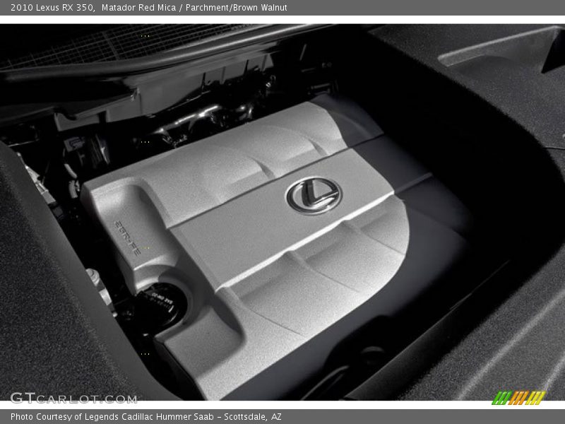 Matador Red Mica / Parchment/Brown Walnut 2010 Lexus RX 350