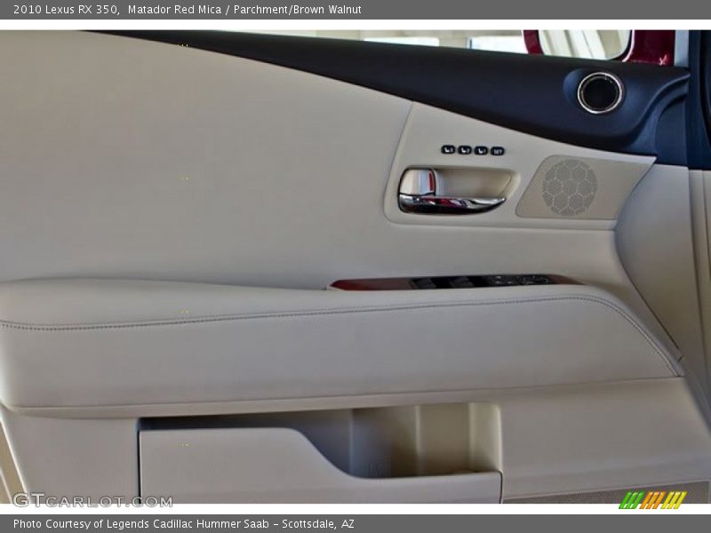 Matador Red Mica / Parchment/Brown Walnut 2010 Lexus RX 350