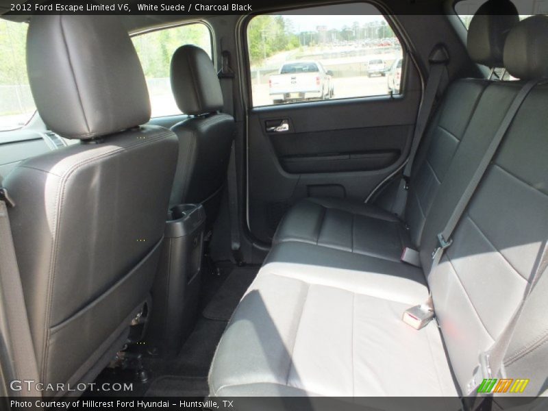 White Suede / Charcoal Black 2012 Ford Escape Limited V6