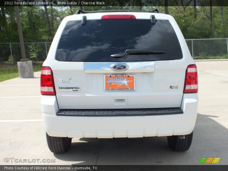 White Suede / Charcoal Black 2012 Ford Escape Limited V6
